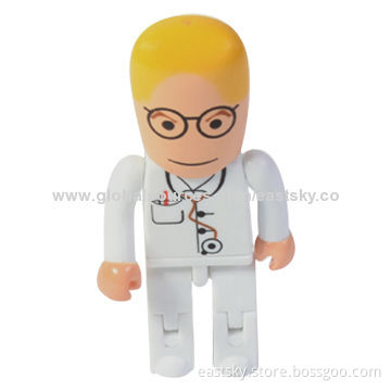 Custom People USB Flash Drive, Wholesale in Human Shape, 64MB to 32GB Memory CapacityNew